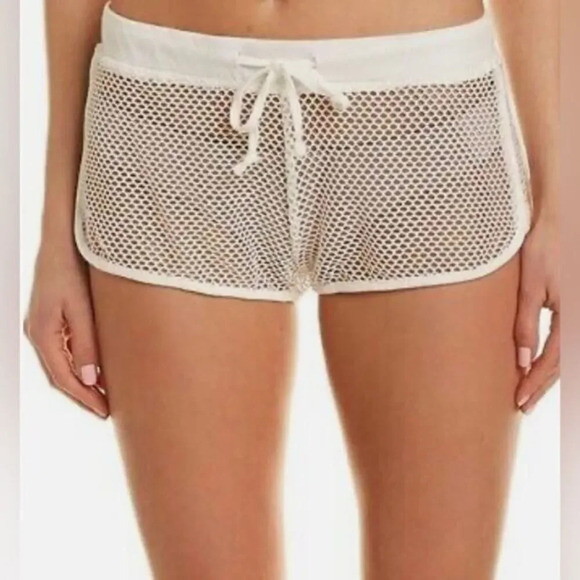 L’SPACE WHITE Mesh Madness Shorts Size XS/P. Reasonable offers Welcomed - Picture 1 of 7